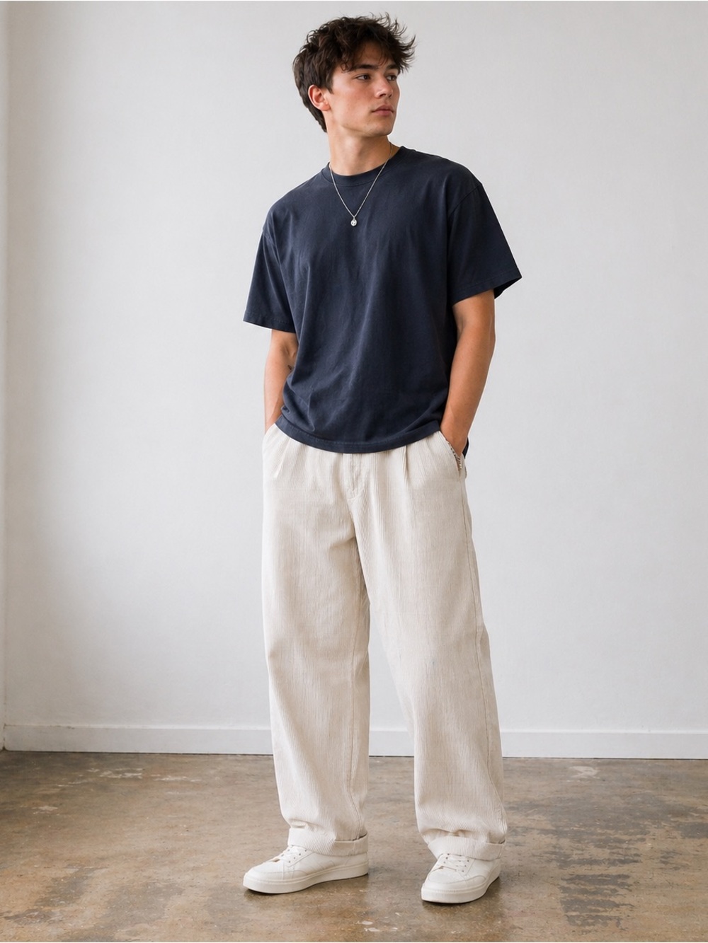 VTG Y2K Corduroy Cuffed Pants Club Room Charter Club Men’s Size 33 x 30